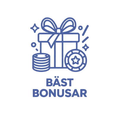 Casinon med bÀst bonusar